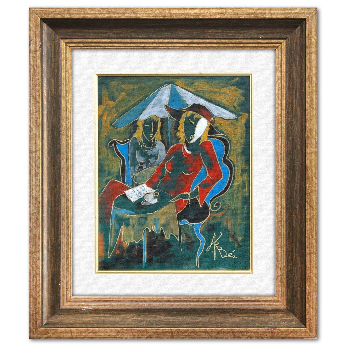 Arbe- Original Painting "Sidewalk Cafe" (1 of 3)