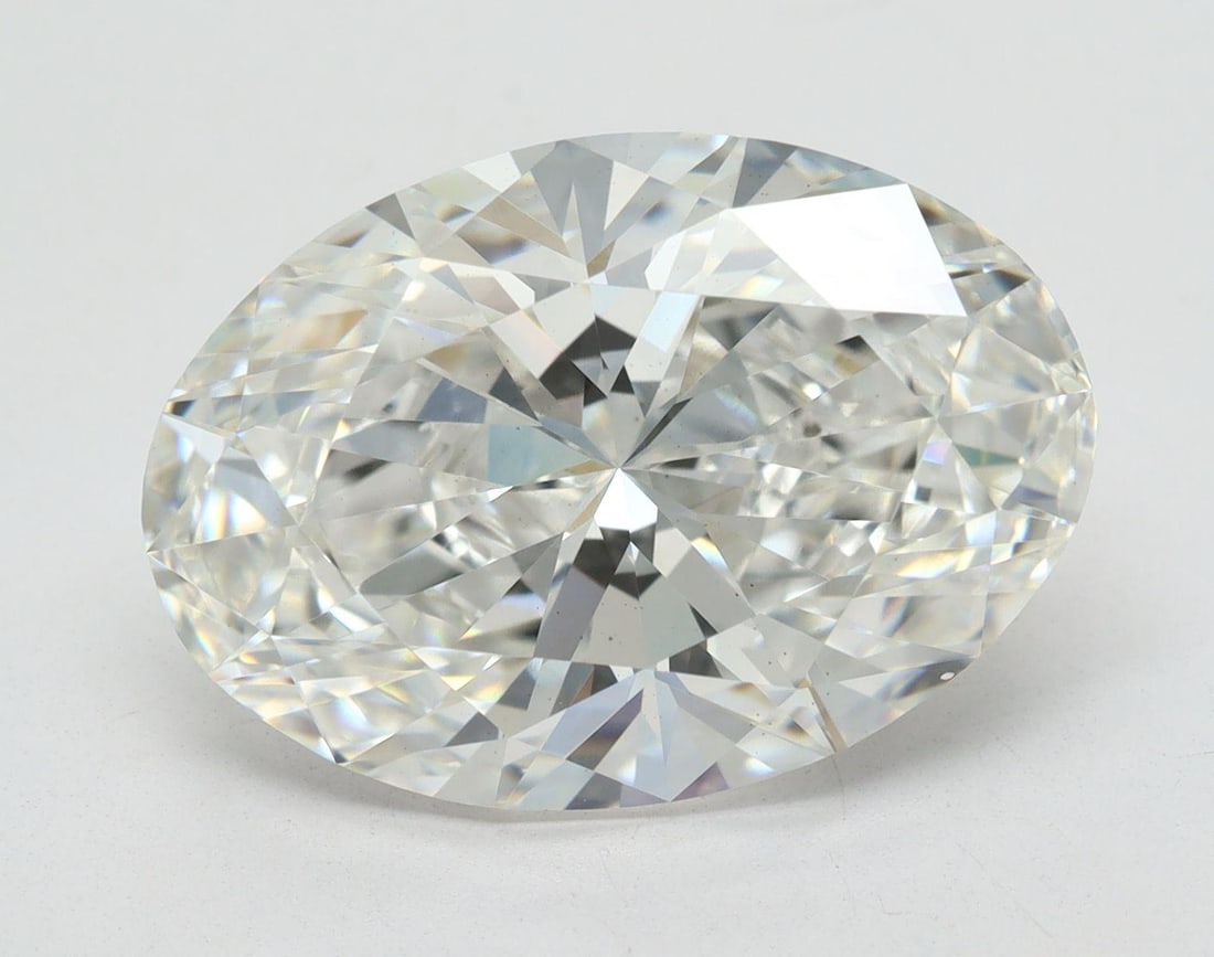 Lab Grown 1.71 ct, Color D/VS2 IGI Graded Diamond: Lab/Natural Diamond: Lab Carat Weight: 1.71 Color Grade: D Clarity Grade: VS2 Model: OVAL Fluorescence: None Polish: EX Symmetry: VG Depth: 59.8 Table: 59 Size: 9.95 X 6.65 X 3.98 Certificate Number: