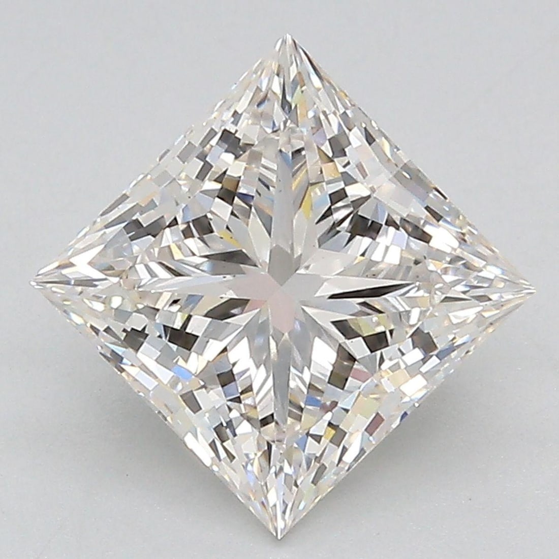 Lab Grown 1.73 ct, Color E/VS1 IGI Graded Diamond: Lab/Natural Diamond: Lab Carat Weight: 1.73 Color Grade: E Clarity Grade: VS1 Model: Princess Fluorescence: None Polish: Excellent Symmetry: Excellent Depth: 73.1 Table: 73 Size: 6.6 X 6.25 X 4.57 Cer