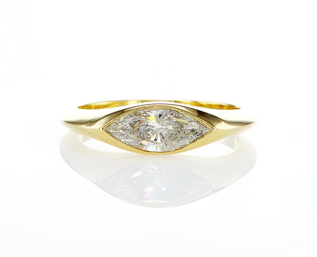 14kt Yellow Gold 1.02ctw Diamond Ring (1 of 2)