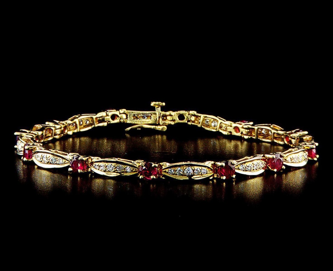 14kt White Gold 0.84ctw Diamond Bracelet (1 of 2)