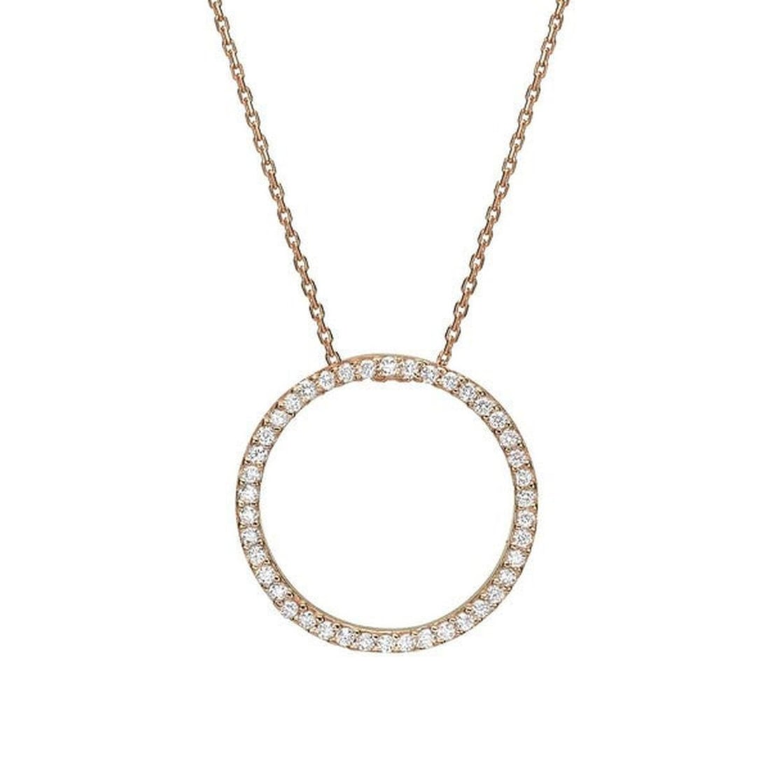 14kt Rose Gold 0.25ctw Diamond Pendant: One 14k rose gold pendant Jewelry Weight: 2.8Grs Total Diamonds Weight: 0.25Cts Main Stones Description: Quantity: 42 Cut and shape: Round Carats Weight: 0.25 Clarity: VS Color: F DSL Appraised. Certi