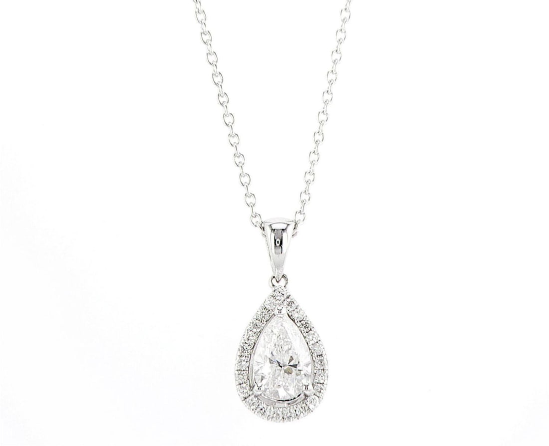 14kt White Gold 0.75ctw Diamond Pendant (1 of 2)