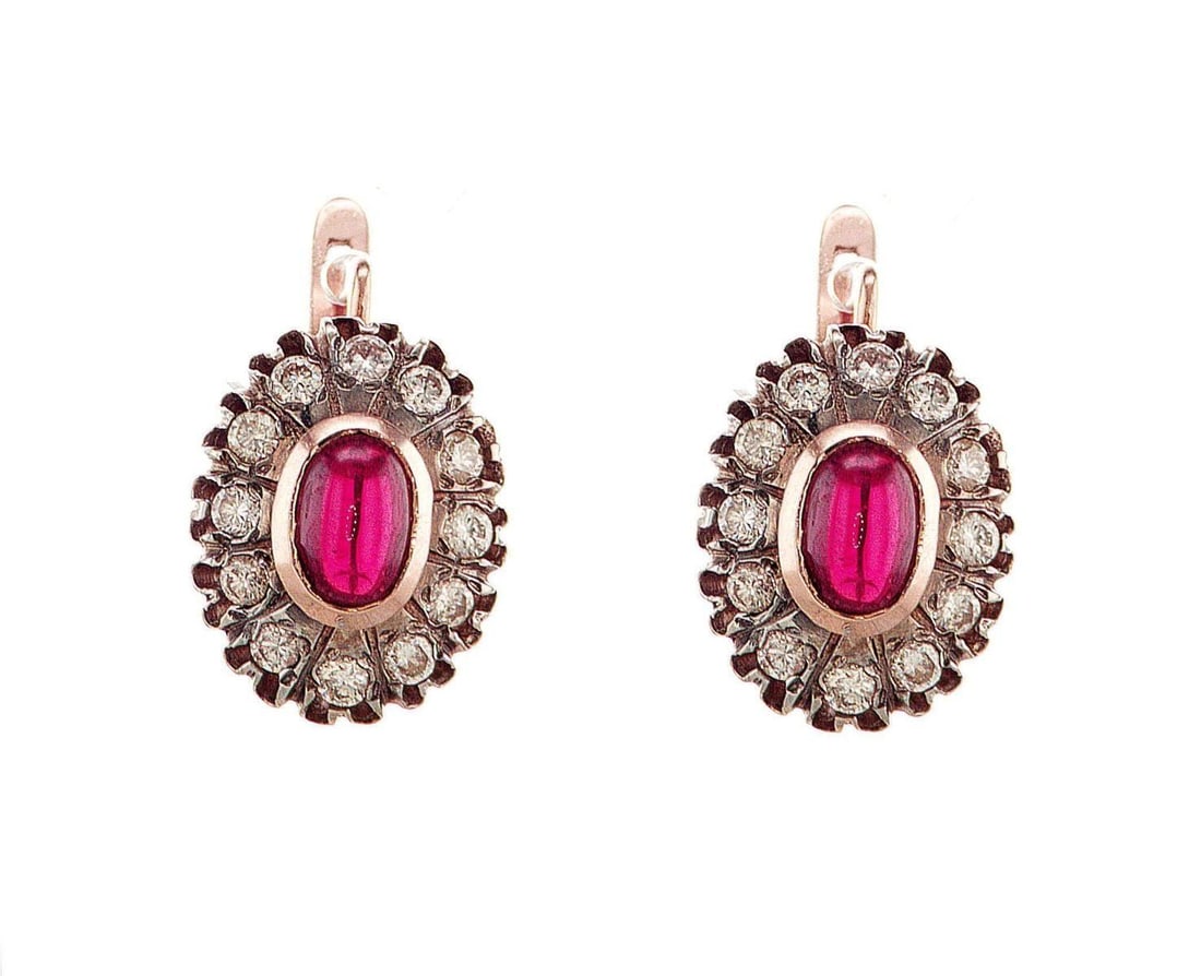 14kt Rose Gold 0.48ctw Diamond Earrings (1 of 2)