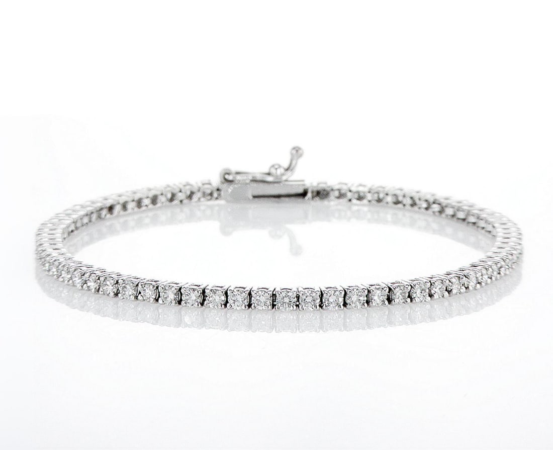 14kt White Gold 2.35ctw Diamond Bracelet (1 of 2)