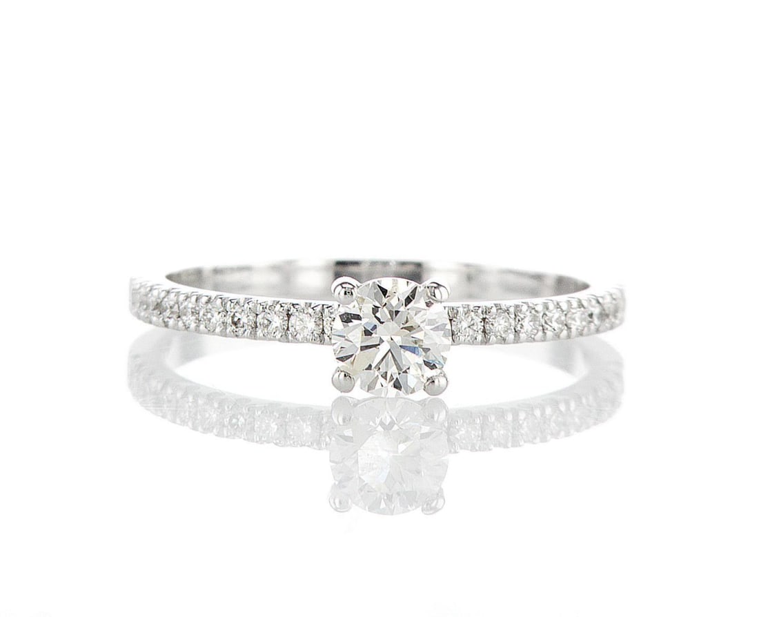 14kt White Gold 0.6ctw Diamond Ring (1 of 2)