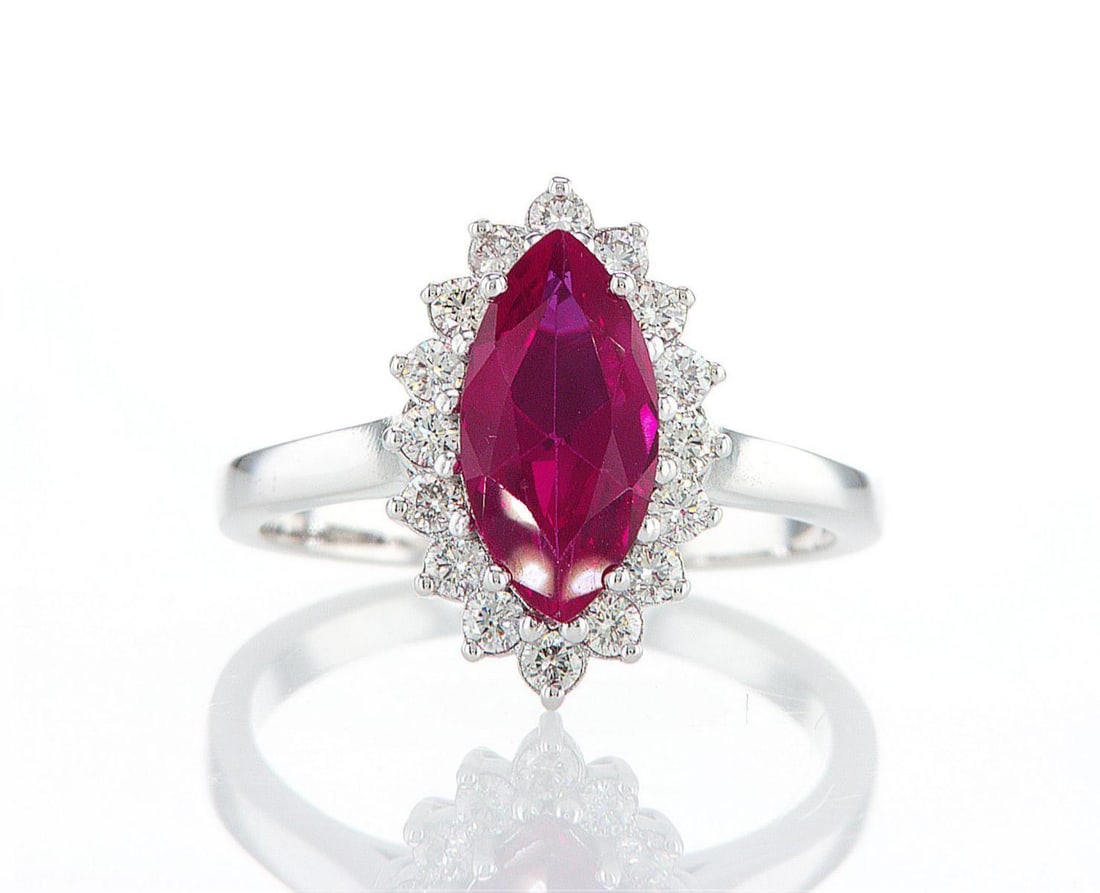 14kt White Gold 2.43ctw Diamond Ring (1 of 2)