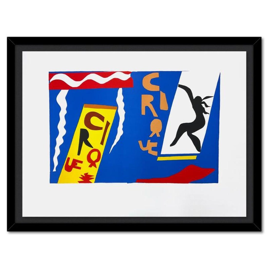 Henri Matisse 1869-1954 (After), " Le Cirque (The Circus)" Framed Limited Edition Lithograph with: Le Cirque (The Circus) is a limited edition lithograph by Henri Matisse (1869-1954). This piece comes from an edition of 200 authorized by the Matisse Estate; the edition number is not on the piece it