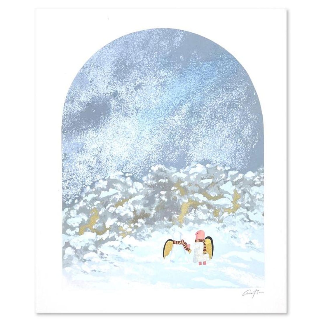 Harry Araten (1936-2001), Hand Signed, Numbered Limited Edition with Letter of Authenticity.: This is a limited edition on paper by Harry Araten (1936-2001). The piece comes hand signed by the artist, numbered, and with a letter of authenticity. Measures approximately 13" x 10.5". Reference#: