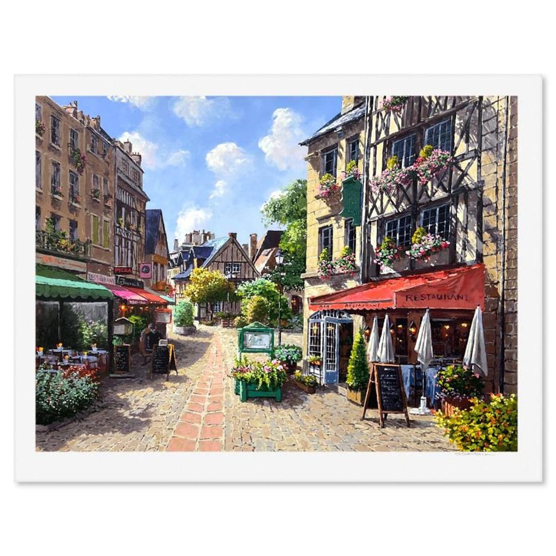 Sam Park, "Caens" Limited Edition Printer's Proof Serigraph, Numbered and Hand Signed with Letter of (1 of 2)