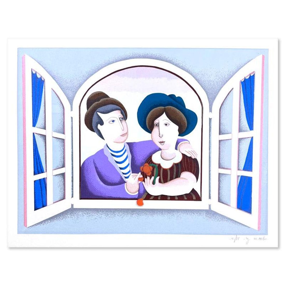 Yuval Mahler, Limited Edition Serigraph, Hand Signed and Numbered with Letter of Authenticity. (1 of 2)