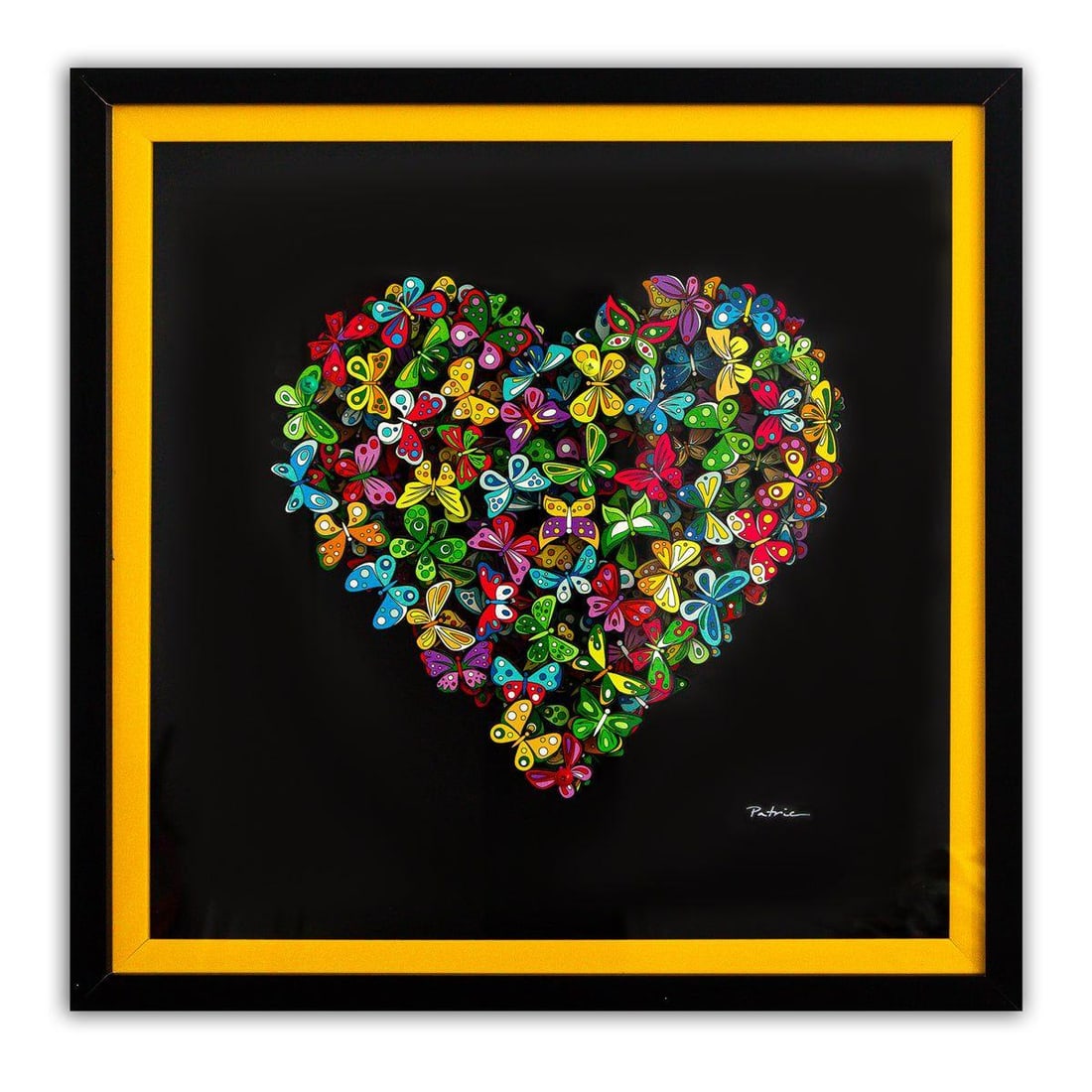 Patricia Govezensky- 3D Multilayered Woodcut "Love in Paradise" (1 of 4)