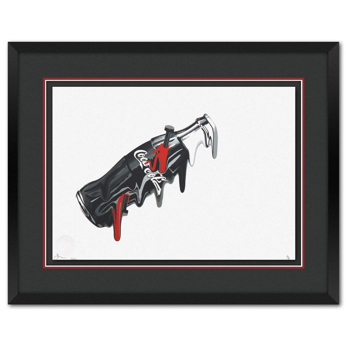 Death NYC- Fine Art Print: Artist: Death NYC. Medium: Fine Art Print. Size: 12.5" x 17.5". Measures approx. 19" x 24" (framed). Signature: Hand Signed by the artist. Certificate of Authenticity: Is included. Reference#: 56184.