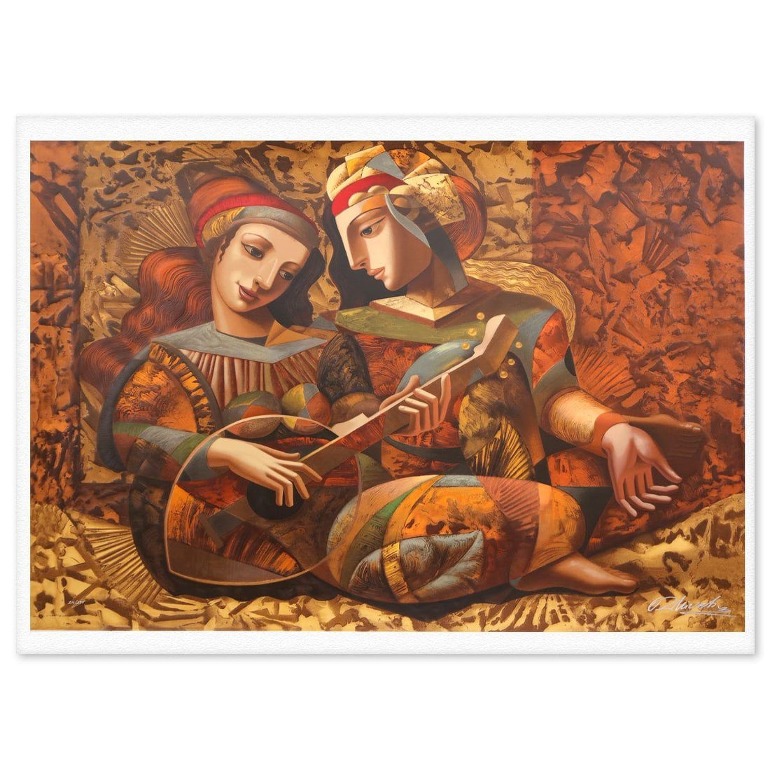 Oleg Zhivetin- Silkscreen "Serenade" (1 of 4)