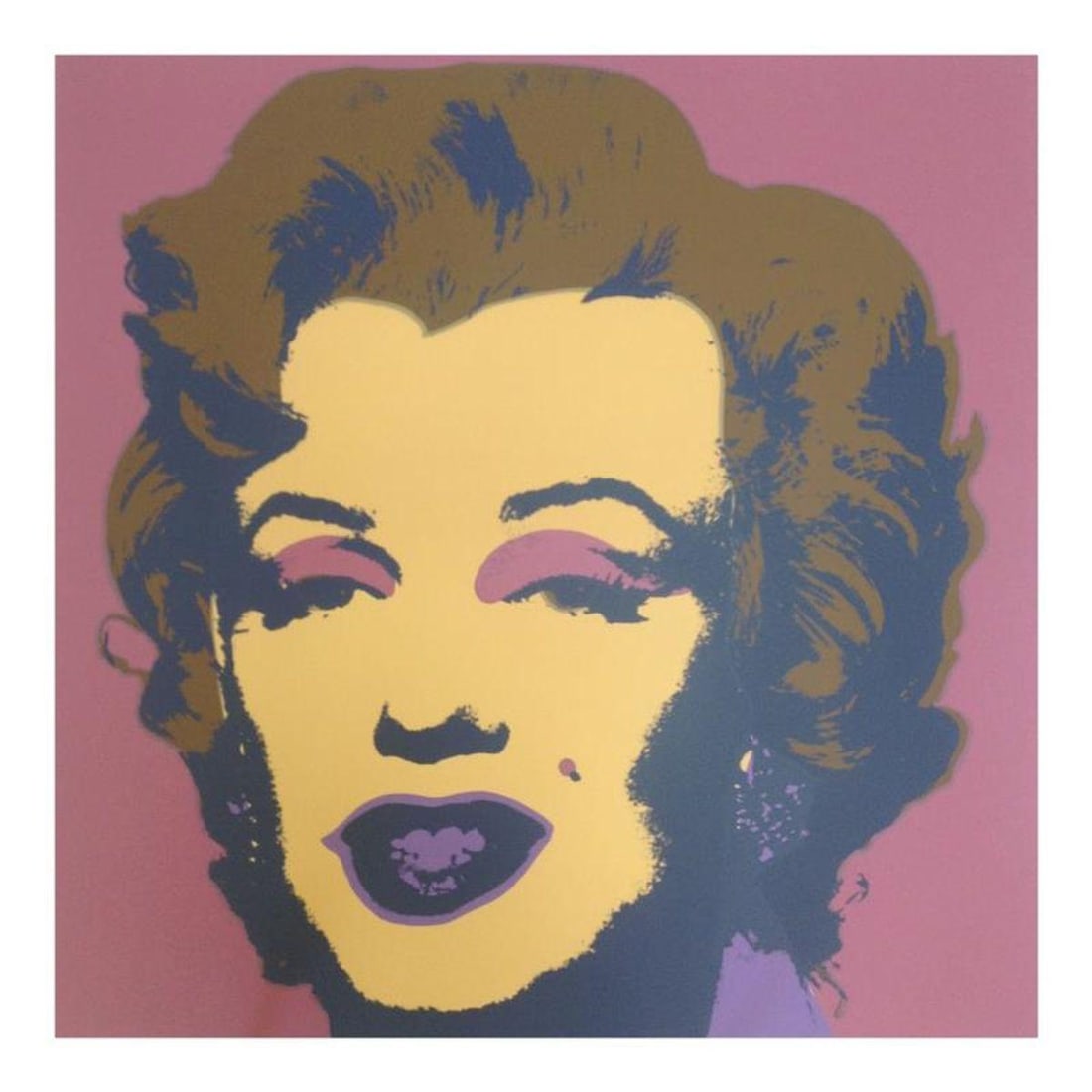 Andy Warhol "Marilyn 11.27" Silk Screen Print from Sunday B Morning.: Marilyn 11.27 is a silk screen print on paper (open edition) from Sunday B Morning featuring the works of Andy Warhol. The piece is stamped in blue on the back with "Published by Sunday B. Morning" an