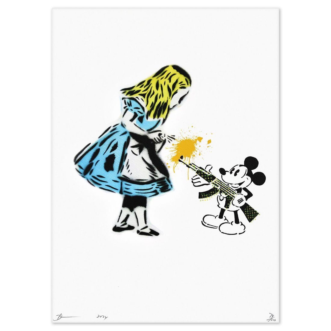 Death NYC- Fine art Print: Artist: Death NYC. Medium: Fine art Print. Size: 18" x 12". Signature: Hand signed and numbered. Certificate of Authenticity: Is included. Reference#: 36748.