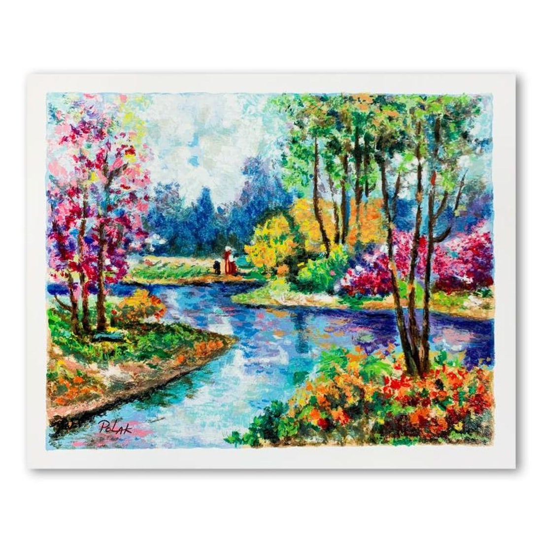 Dimitri Polak (1922-2008), Hand Signed Limited Edition Serigraph on Paper with Letter of: This is a limited edition serigraph on paper by Dimitri Polak (1922-2008). It is numbered and hand signed and includes a letter of authenticity. Measures approximately 10" x 12" (image). Reference#: 9