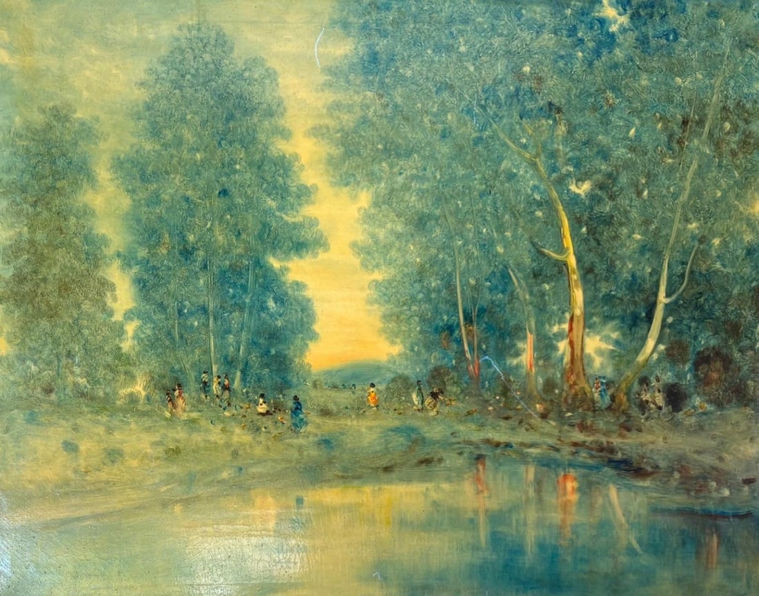 Sideriz- Original painting on Canvas: Artist: Sideriz. Medium: Original painting on Canvas. Size: 30" x 40". Signature: Signed. Reference#: 27887.