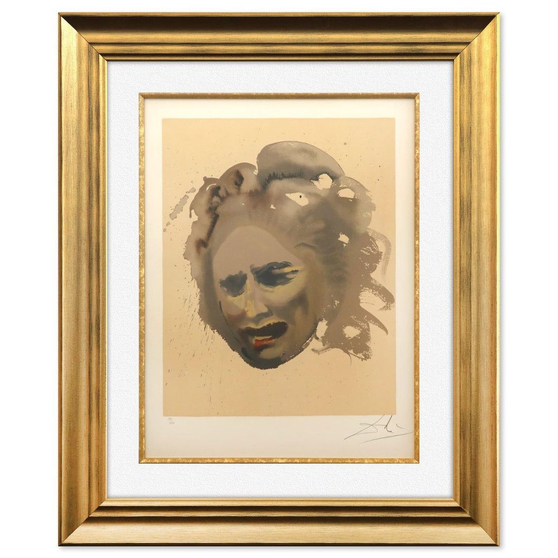 Salvador Dali- Original Lithograph "The Price- Bereavement" (1 of 3)