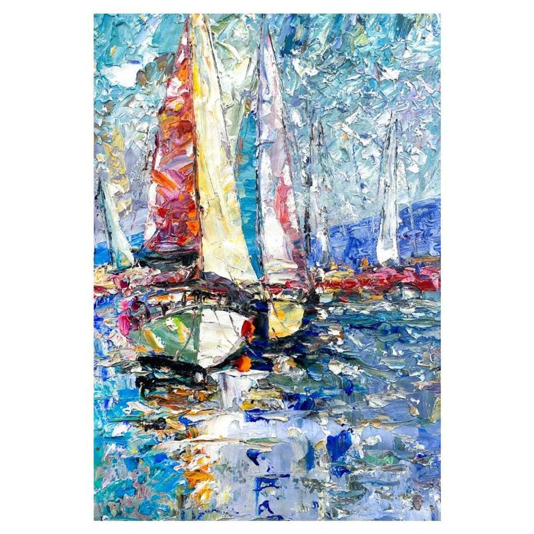 Mani, Original Acrylic Painting on Canvas, Hand Signed with Letter of Authenticity. (1 of 2)