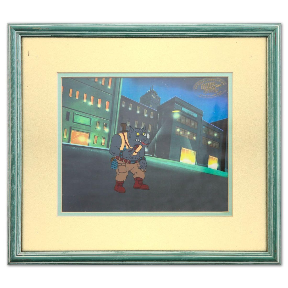 Animation Art- Hand-Painted Cel "Rocksteady" (1 of 2)