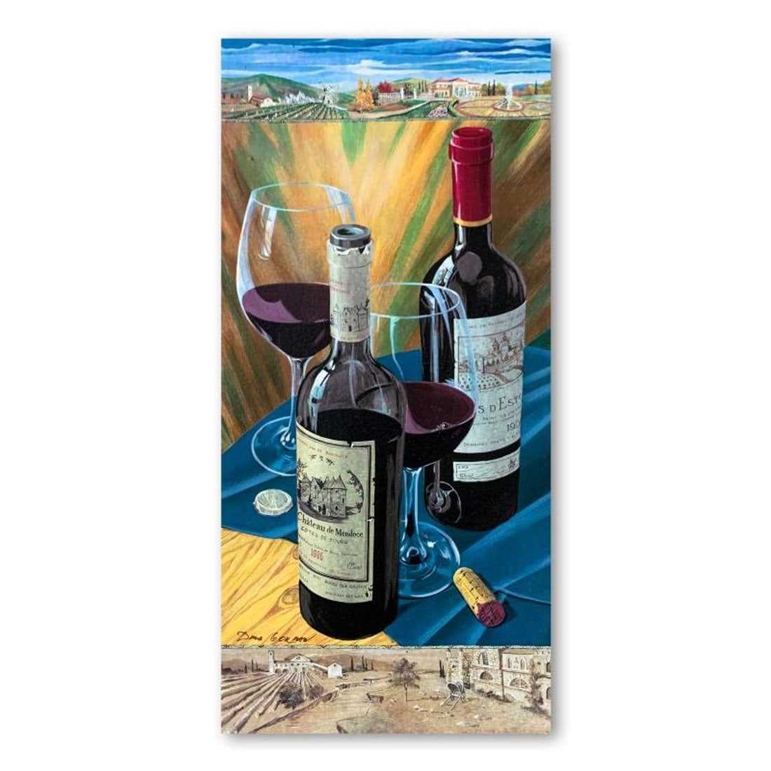 Dima Gorban, "Variety" Hand Signed Limited Edition Serigraph on Paper with Letter of Authenticity.: Variety is a limited edition serigraph on paper by Dima Gorban. It is numbered and hand signed and includes a letter of authenticity. Measures approximately 18" x 8.5" (image). Reference#: 90644.