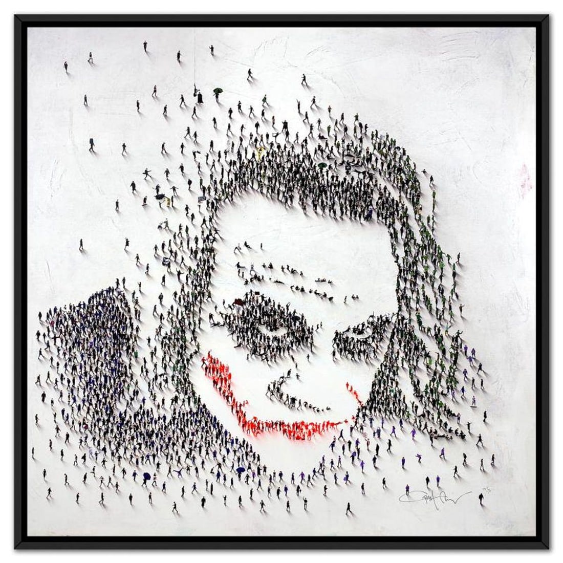 Craig Alan, "Populus: How About A Magic Trick" Framed Limited Edition on Canvas, Numbered and Hand: "How About A Magic Trick" is a limited edition giclee on canvas by Craig Alan. This piece comes from the Alan's "Populus" series and is numbered and hand signed by the artist. This piece comes custom