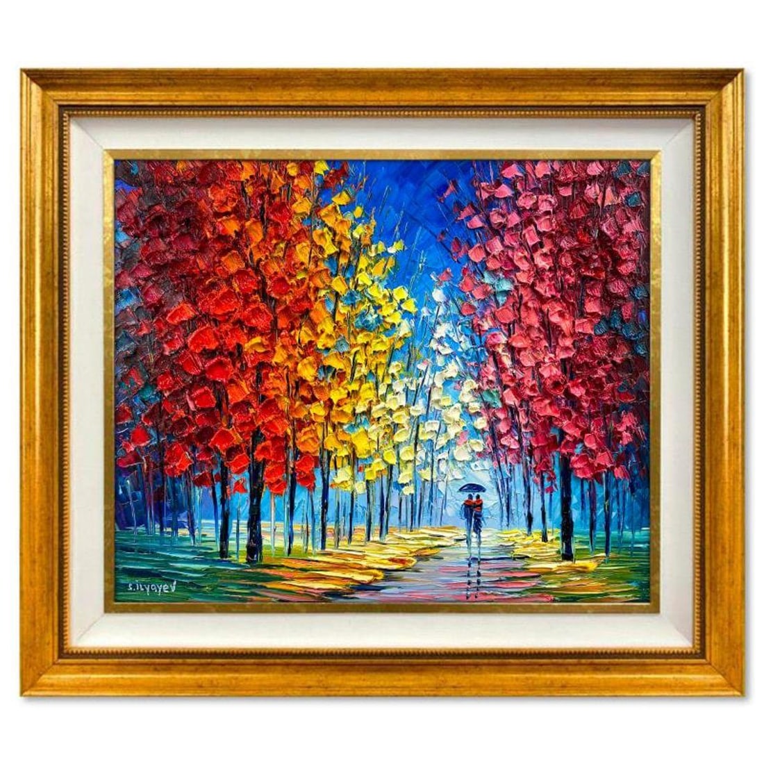Slava Ilyayev, Framed Original Oil Painting on Canvas, Hand Signed with Letter of Authenticity.: This is an original oil painting on canvas by Slava Ilyayev, hand signed by the artist. This piece comes custom framed. Includes Letter of Authenticity. Measures approx. 26.5" x 30.5" (frame), 19.5" x