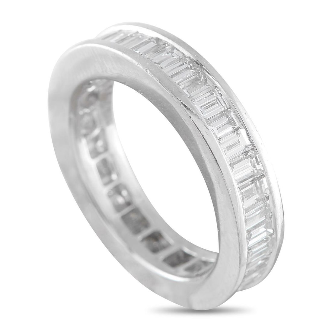 PLATINUM 2.75CT DIAMOND ETERNITY BAND RING (1 of 3)