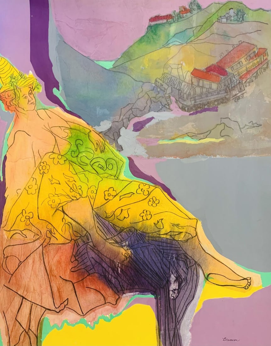 Bramson- Original Gouche on paper (1 of 2)