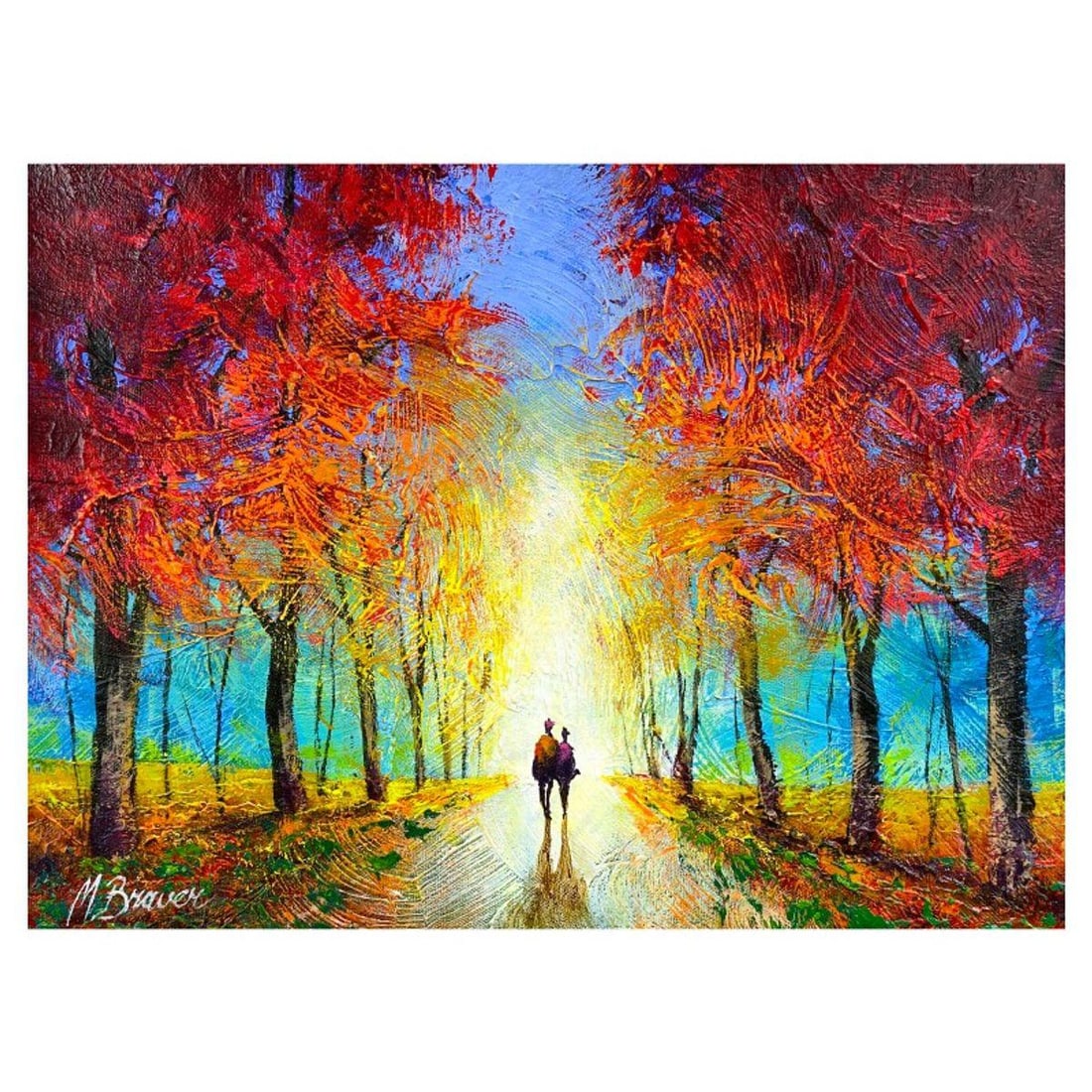 Mark Braver, Original Acrylic Painting on Canvas, Hand Signed with Letter of Authenticity. (1 of 2)