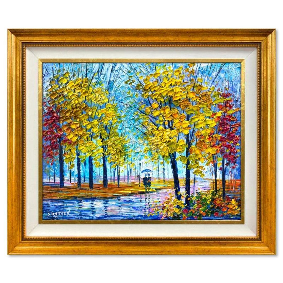 Slava Ilyayev, Framed Original Oil Painting on Canvas, Hand Signed with Letter of Authenticity.: This is an original oil painting on canvas by Slava Ilyayev, hand signed by the artist. This piece comes custom framed. Includes Letter of Authenticity. Measures approx. 26.5" x 30.5" (frame), 19.5" x