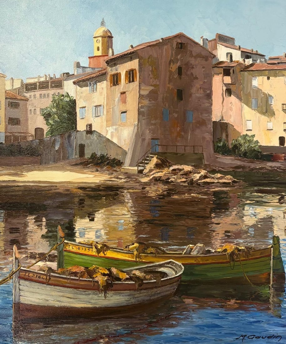 Michael Gaudin- Serigraph on canvas: Artist: Michael Gaudin. Medium: Serigraph on canvas. Size: 20" x 26". Signature: Signed and numbered. Reference#: 25206.