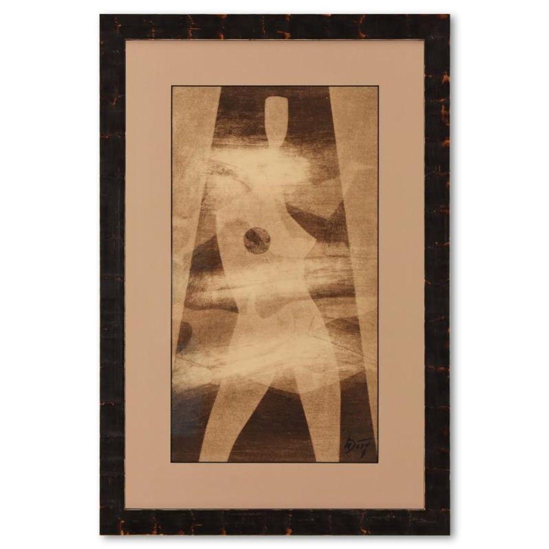 Neal Doty (1941-2016), Framed One-of-a-Kind Mixed Media, and Hand Signed with Letter of (1 of 3)