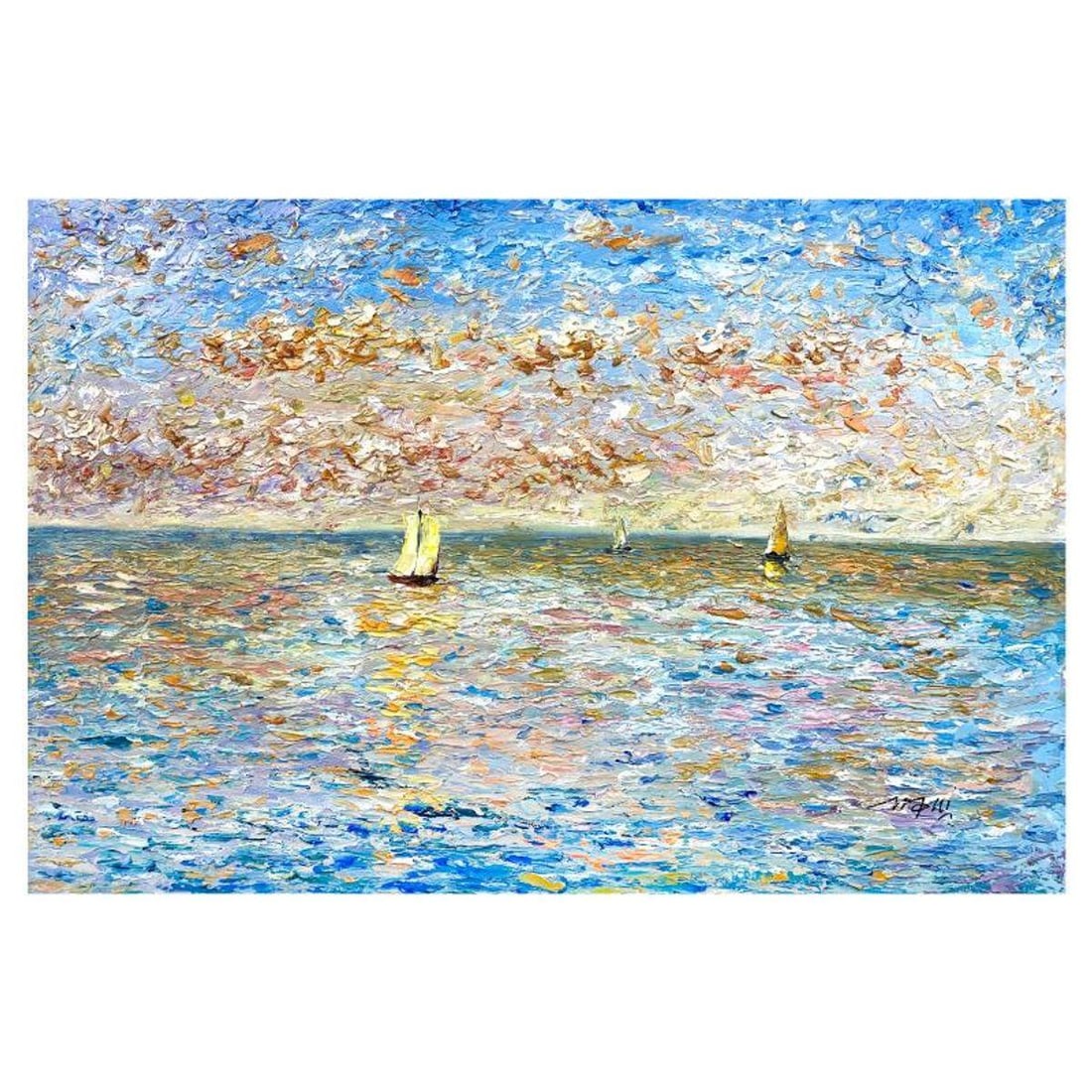 Mani, Original Acrylic Painting on Canvas, Hand Signed with Letter of Authenticity. (1 of 2)