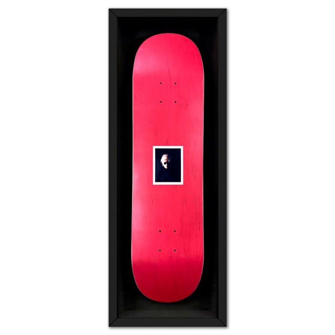 Andy Warhol (1928-1987), "Self-Portrait (Red)" Framed One-of-a-Kind Unique Edition Skateboard, (1 of 3)
