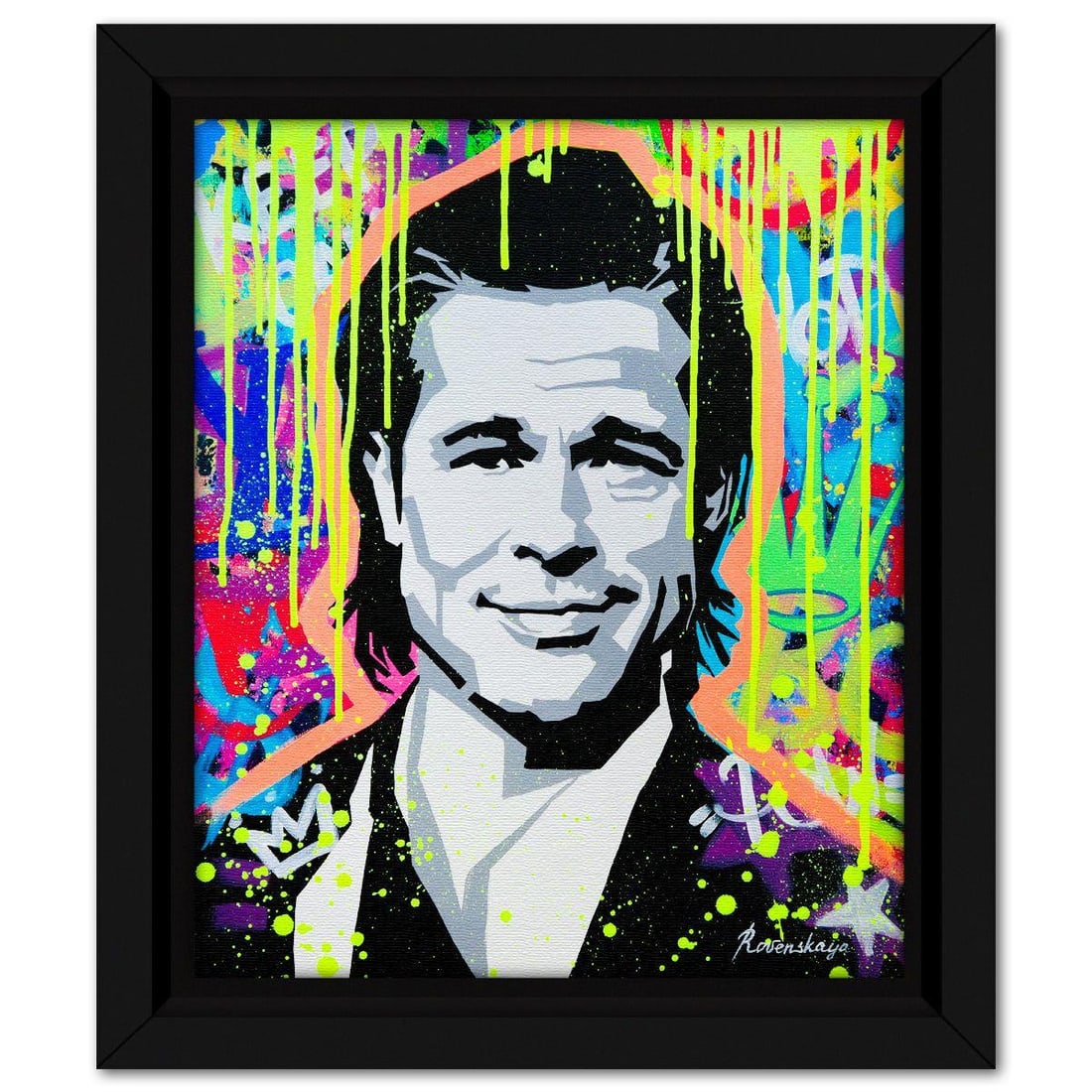 Nastya Rovenskaya- Original Oil on Canvas "Monochrome in Motion" (1 of 2)