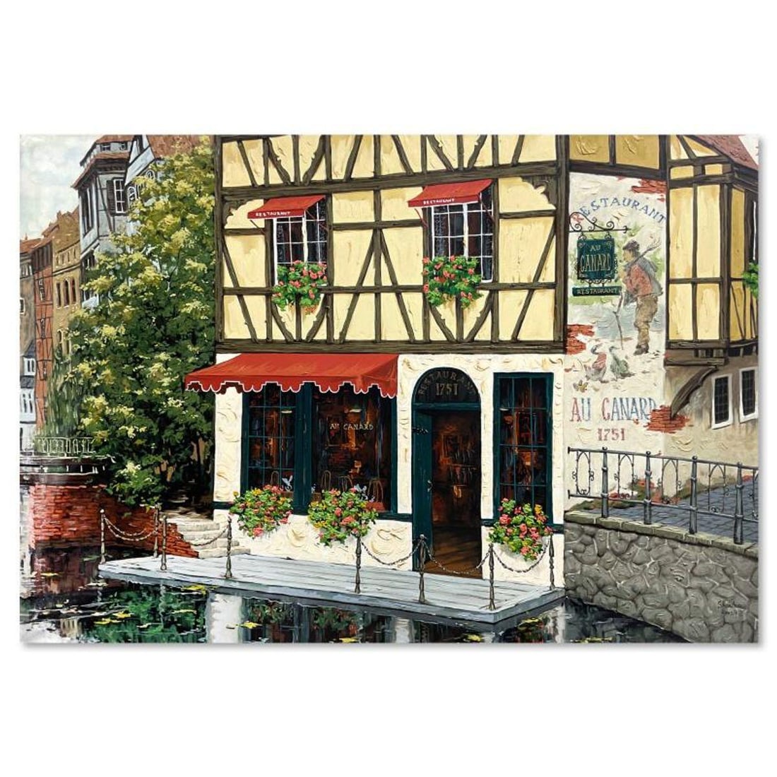 Viktor Shvaiko, "The Drake" Hand Embellished Limited Edition Printer's Proof on Canvas (38" x 55"),: "The Drake" is a hand embellished limited edition printer's proof on stretched canvas by Viktor Shvaiko, numbered 5/5 and hand signed by the artist. Includes Letter of Authenticity. Measures approx. 3