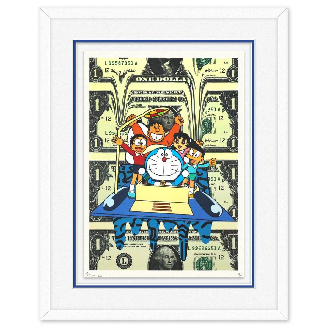 Death NYC- Fine Art Print: Artist: Death NYC. Medium: Fine Art Print. Size: 17.5" x 12.5". Measures approx. 24" x 19" (framed). Signature: Hand Signed by the artist. Certificate of Authenticity: Is included. Reference#: 56135.