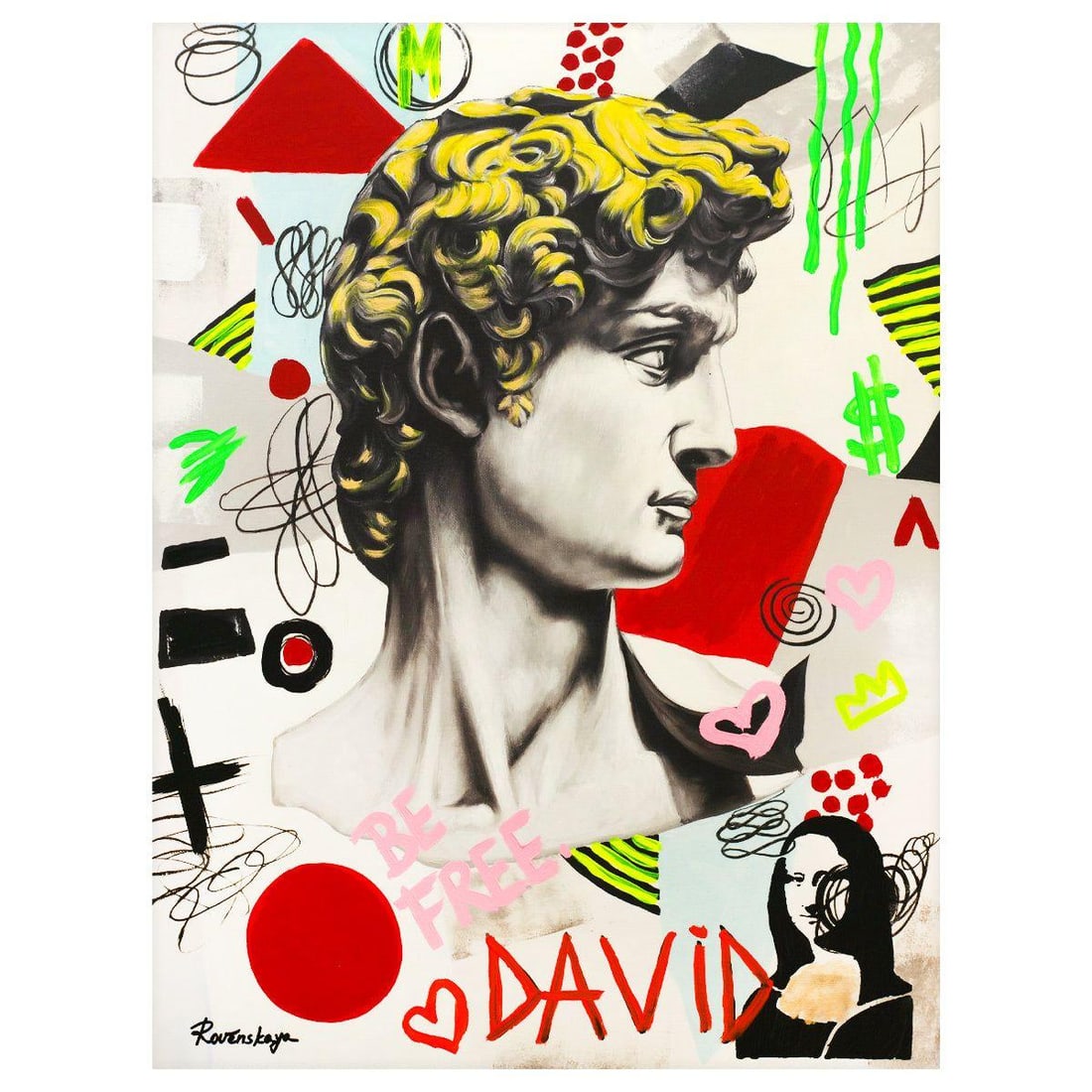 Nastya Rovenskaya- Mixed Media "David" (1 of 2)