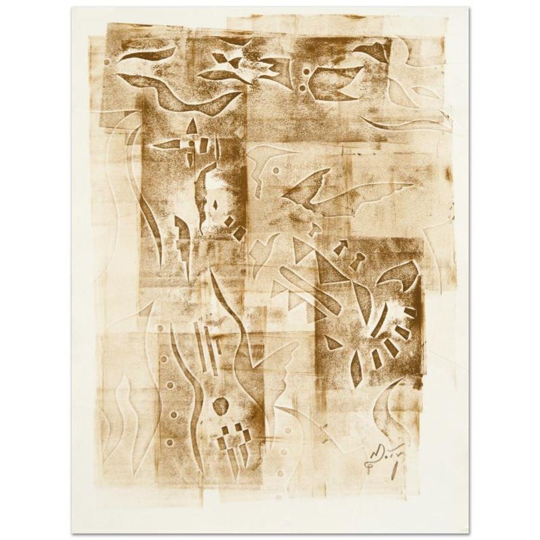 Neal Doty (1941-2016), "Smooth Ride Home" is an Acrylic Painting, Hand Signed by the Artist with: "Smooth Ride Home" is an original acrylic painting on paper by Neal Doty, hand signed by the artist! Includes Certificate of Authenticity! Measures approx. 14.5" x 20".