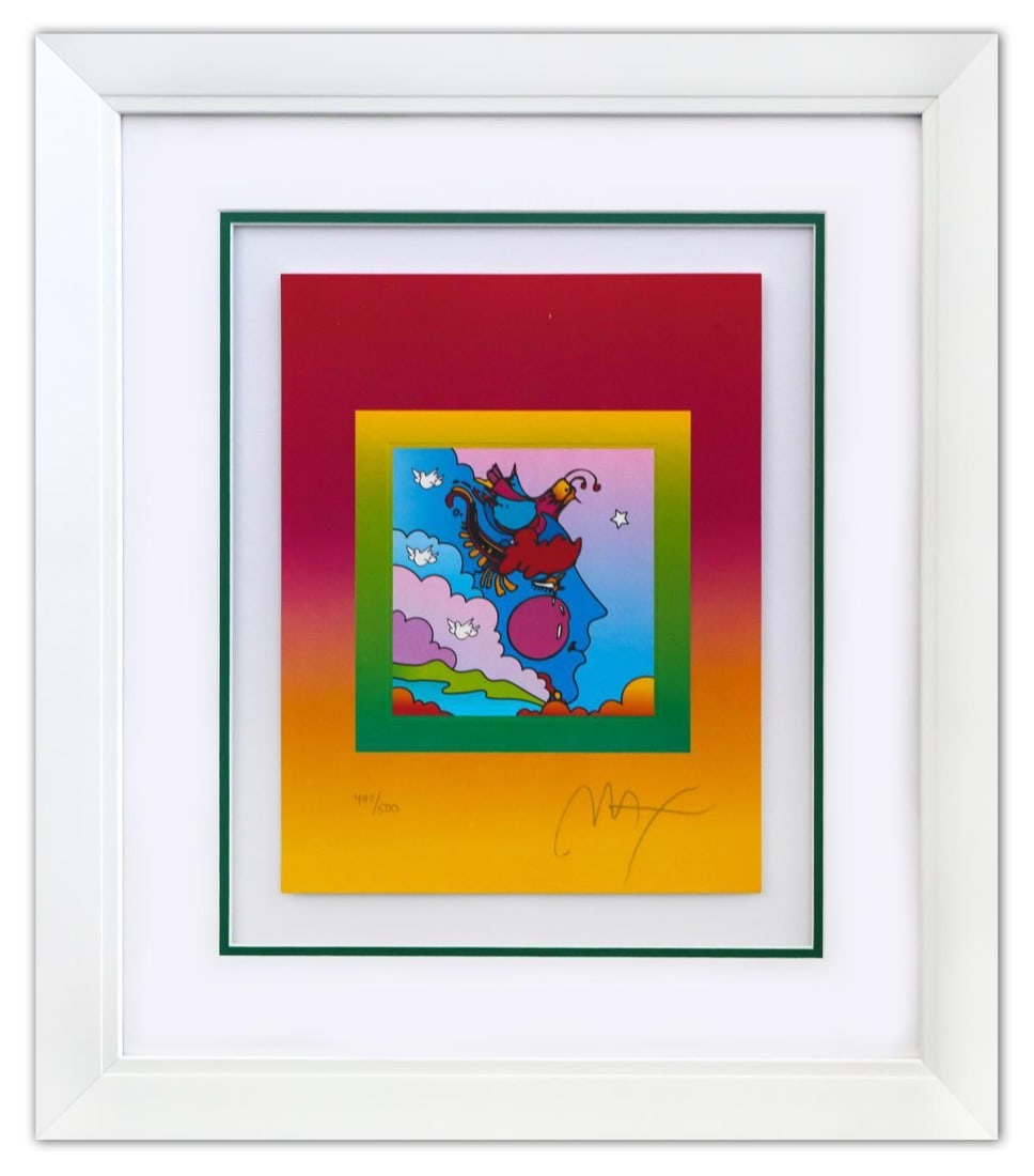 Peter Max- Original Lithograph "Woodstock Profile on Blends" (1 of 2)