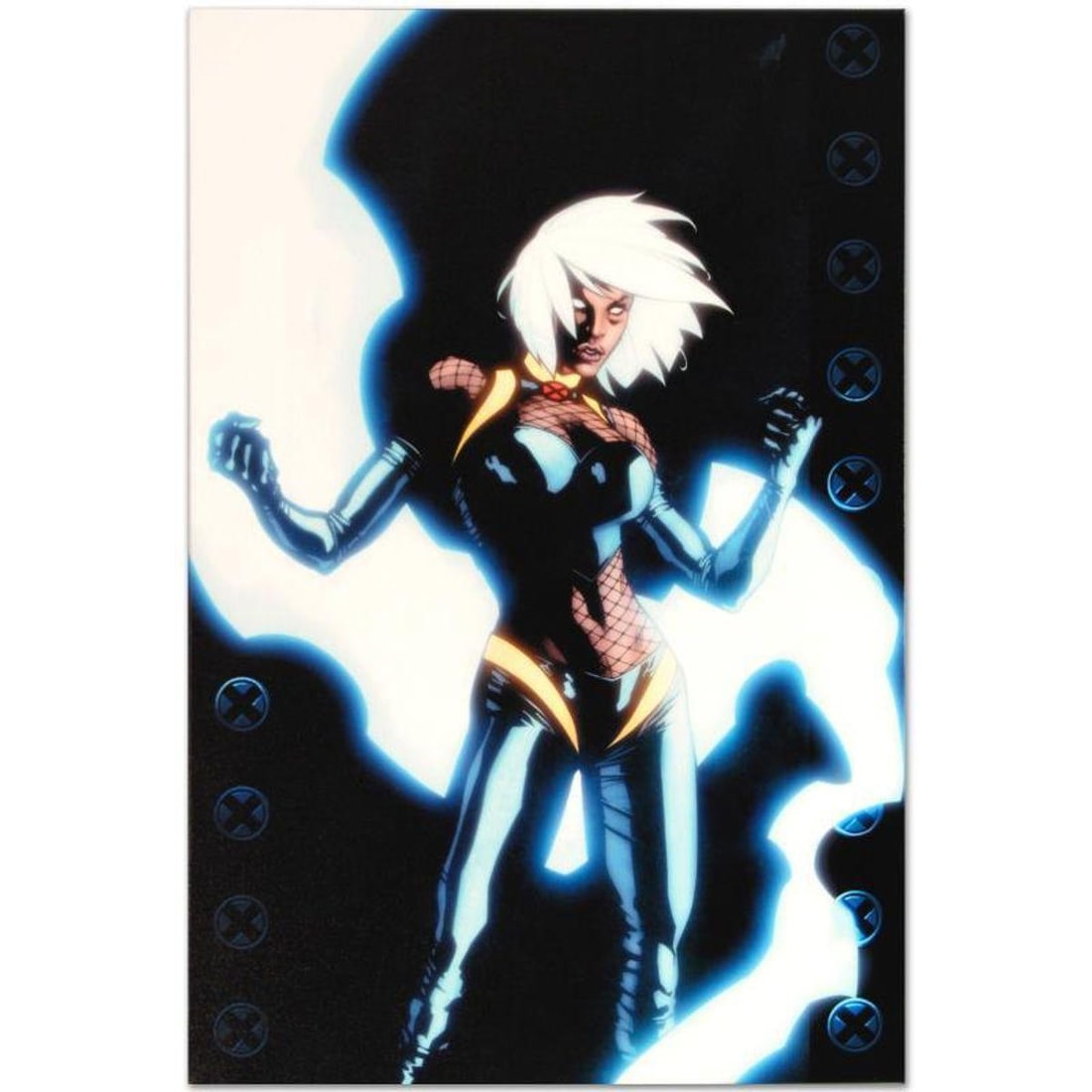 Marvel Comics "Ultimate X-Men #89" Numbered Limited Edition Giclee on Canvas by Yanick Paquette with: A piece of comic book history, this limited edition, from original art by Yanick Paquette, depicts the classic character Storm. Paquette is a Canadian penciller in North American comics, and he has wo