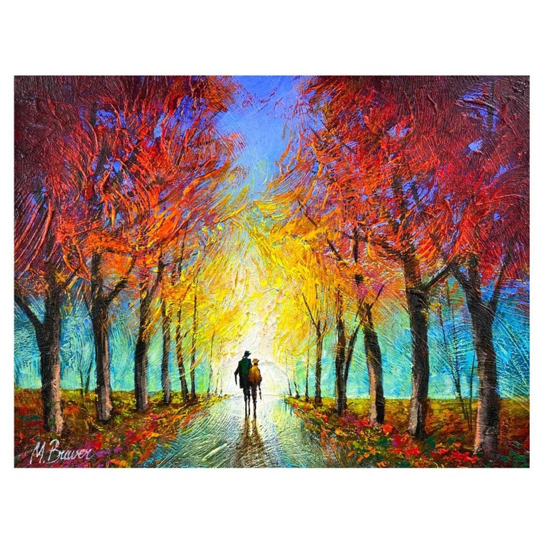 Mark Braver, Original Acrylic Painting on Canvas, Hand Signed with Letter of Authenticity. (1 of 2)