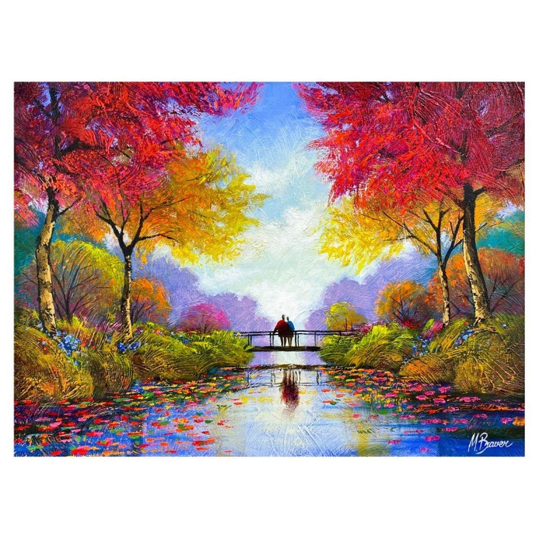 Mark Braver, Original Acrylic Painting on Canvas, Hand Signed with Letter of Authenticity. (1 of 2)