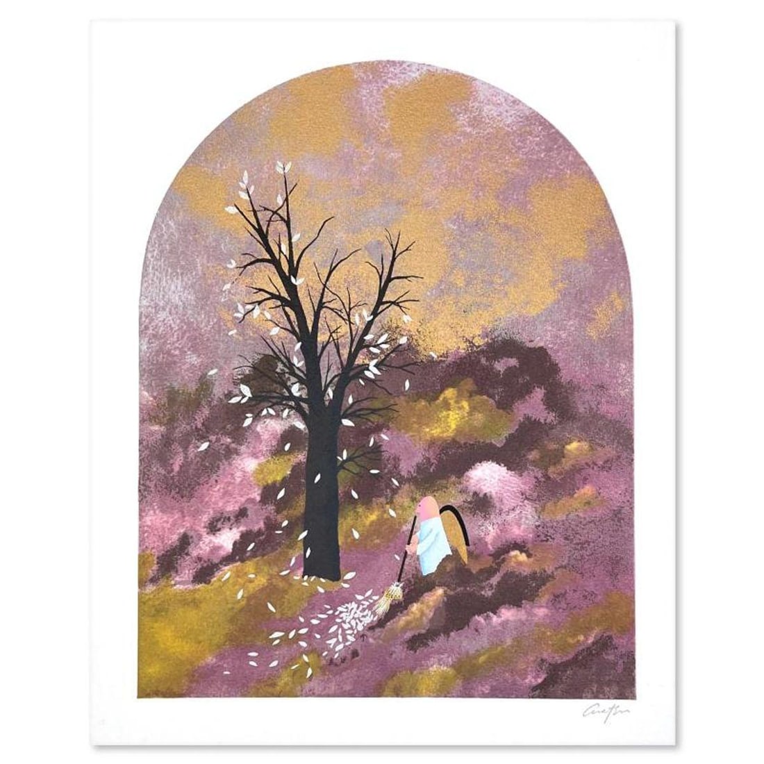 Harry Araten (1936-2001), Hand Signed, Numbered Limited Edition with Letter of Authenticity.: This is a limited edition on paper by Harry Araten (1936-2001). The piece comes hand signed by the artist, numbered, and with a letter of authenticity. Measures approximately 13.5" x 10.5". Reference#