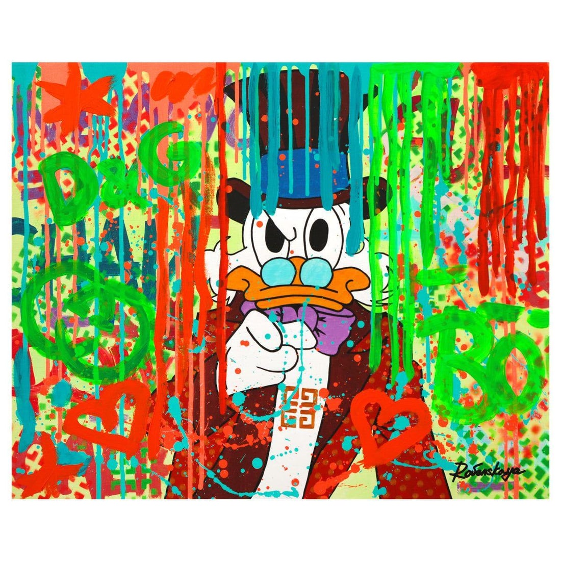 Nastya Rovenskaya- Mixed Media "You Can Do It" (1 of 2)