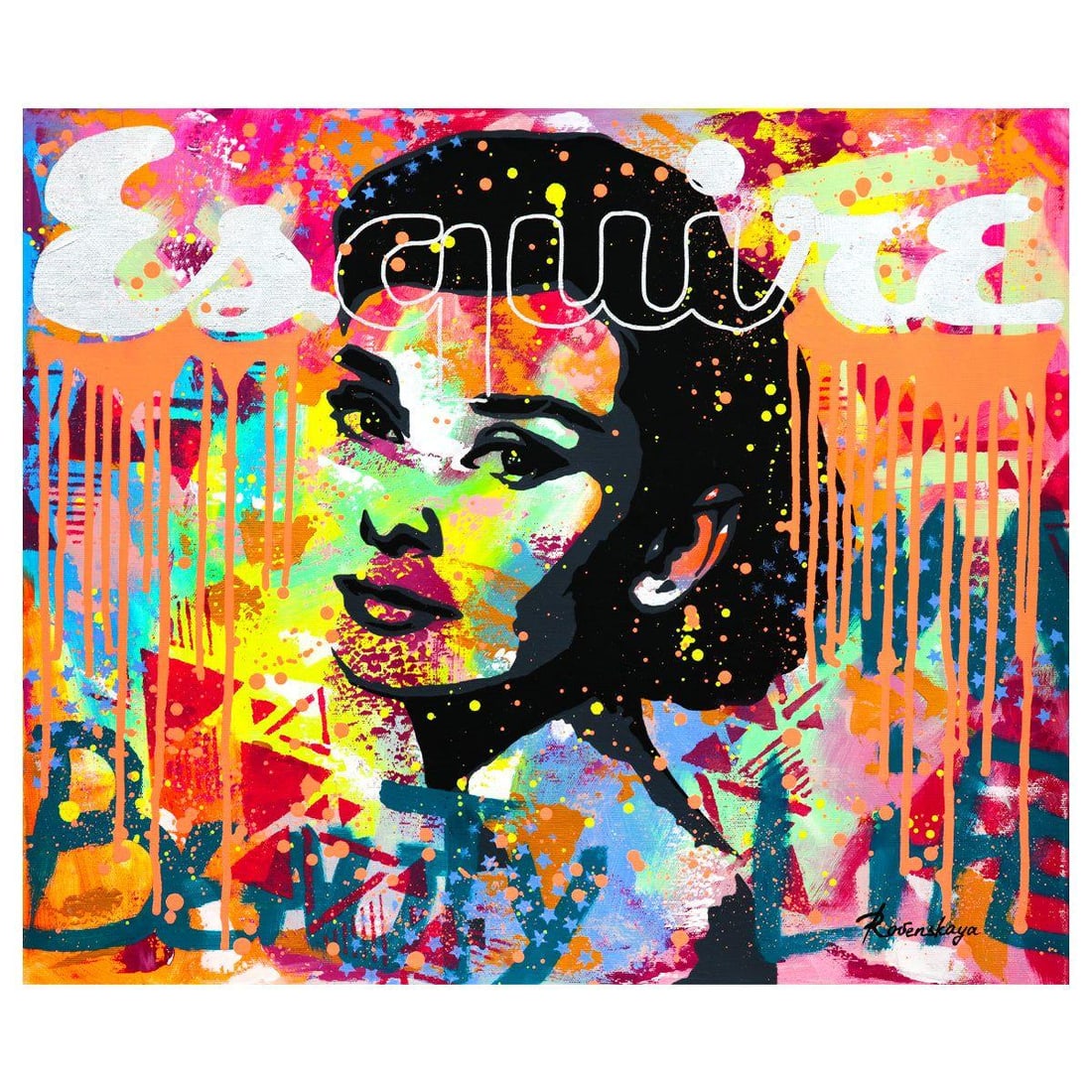 Nastya Rovenskaya- Original Oil on Canvas "Exquisite Beauty" (1 of 2)