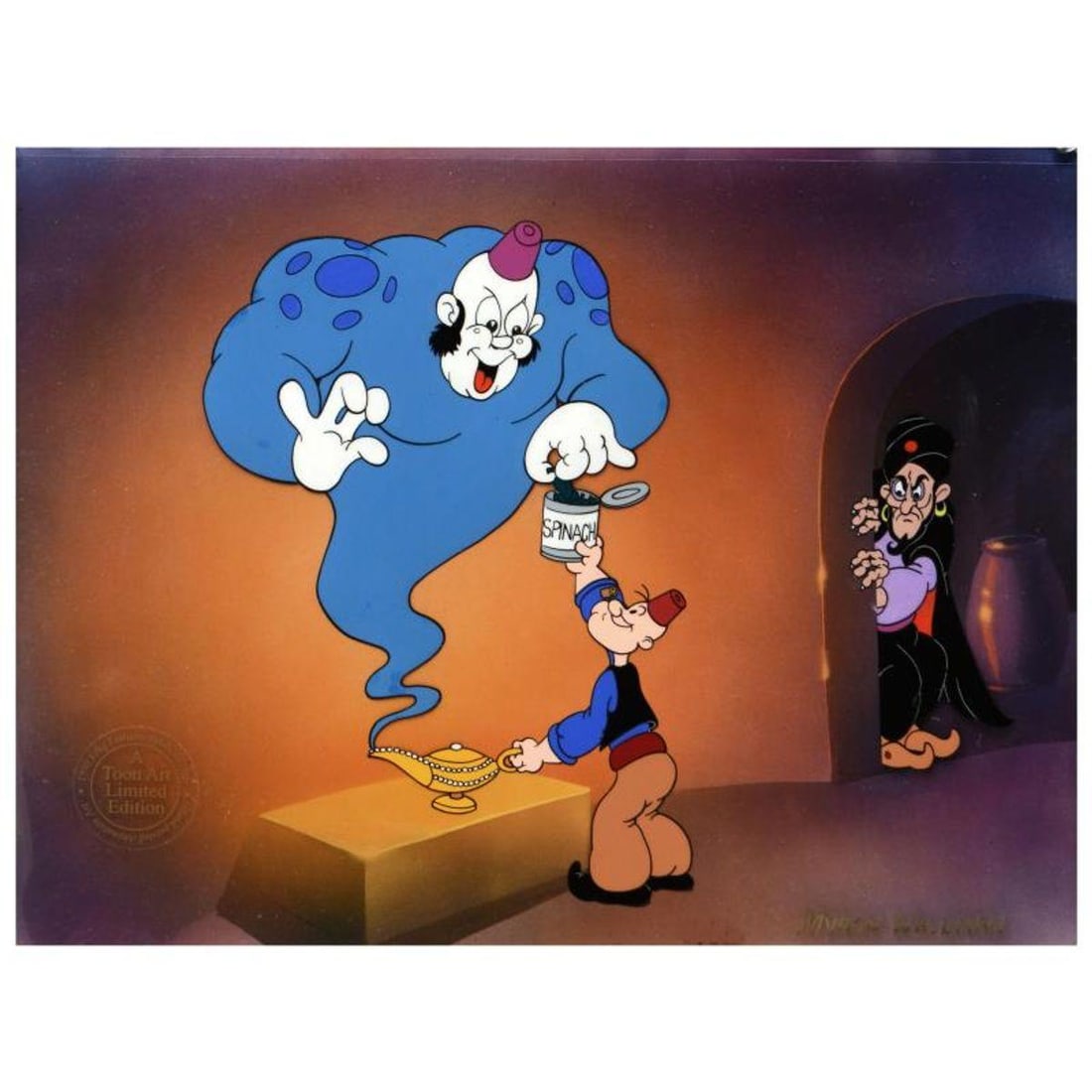 Myron Waldman (1908-2006). "Just A Taste" Limited Edition Hand Inked and Painted Animation Cel, (1 of 1)