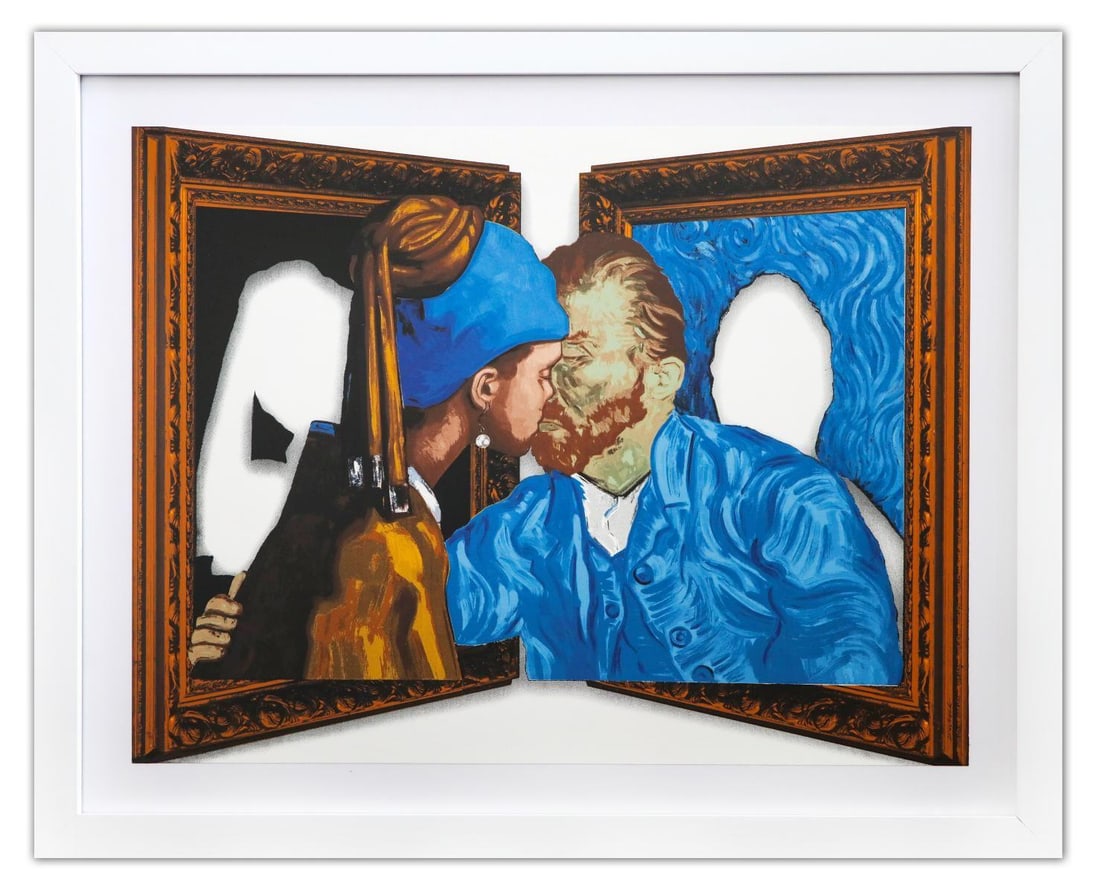 Hijack- Limited Edition Silkscreen "kissing booth" (1 of 4)